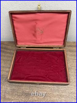 Vintage Rare Colt Wood Presentation Box for Lord & Lady Derringers witho insert