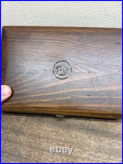 Vintage Rare Colt Wood Presentation Box for Lord & Lady Derringers witho insert