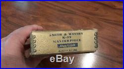 Vintage S&W Smith & Wesson K-22 Masterpiece Gold Factory Box For 6-Inch Barrel