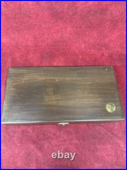 Vintage Single Action Army Presentation Case, Red Velvet Flock, Lock &Key#1