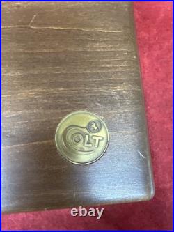 Vintage Single Action Army Presentation Case, Red Velvet Flock, Lock &Key#1