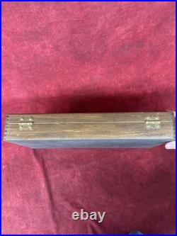 Vintage Single Action Army Presentation Case, Red Velvet Flock, Lock &Key#1