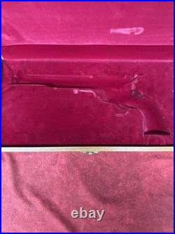 Vintage Single Action Army Presentation Case, Red Velvet Flock, Lock &Key#1