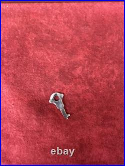 Vintage Single Action Army Presentation Case, Red Velvet Flock, Lock &Key#1
