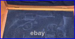 Vintage Smith & Wesson Mahogany 2 Handgun Lined Display Case USA Very Rare! Nice Vintage Smith & Wesson Mahogany 2 Handgun Lined Display Case USA Very Rare! Nice