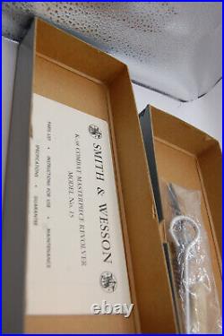 Vintage Smith & Wesson Model 15-3 4 Case not returnable papers Mint K38 Combat