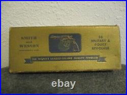 Vintage Smith & Wesson S&w 38 Military & Police Revolver (box Only) Blue Finish