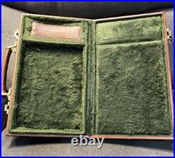 Vintage Vincenzo Bernardelli 1960-1970 Italian Leather Pistol Case 14x8.5