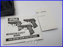 Vintage Walther Interarms PP PPK PPK/S Factory Plastic Box & Manual. 380