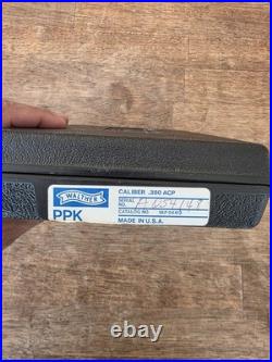 Vintage Walther PPK. 380 ACP Hard Case Manual Cleaning Kit Rod Interarms