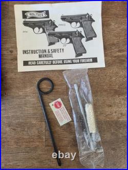 Vintage Walther PPK. 380 ACP Hard Case Manual Cleaning Kit Rod Interarms