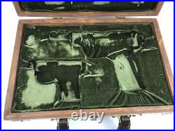 Vintage Webley & Scott Wood Presentation Display Box Case Model 1903 25 1909 9mm