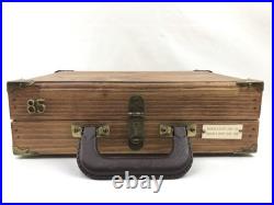 Vintage Webley & Scott Wood Presentation Display Box Case Model 1903 25 1909 9mm