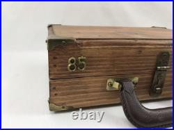 Vintage Webley & Scott Wood Presentation Display Box Case Model 1903 25 1909 9mm