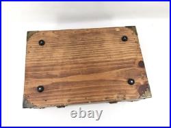 Vintage Webley & Scott Wood Presentation Display Box Case Model 1903 25 1909 9mm