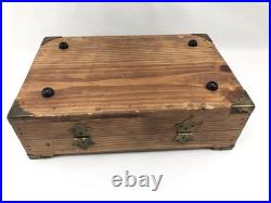 Vintage Webley & Scott Wood Presentation Display Box Case Model 1903 25 1909 9mm