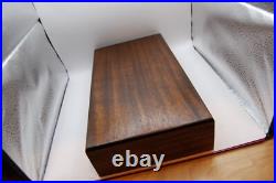 Vintage Wood Dual GUN PISTOL CASE lined Colt Smith & Wesson Ruger lock key FINE