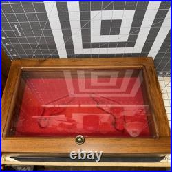 Vintage Wooden Display Gun Case