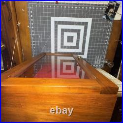Vintage Wooden Display Gun Case