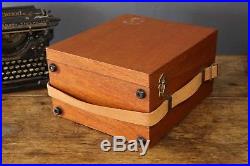 Vintage Wooden Pistol Range Box Spotting Wood Gun Storage Case Rifle Association