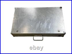Vintage Ziegel Engineering Aluminum Travel Case Foam Lined Interior, Lock & Key