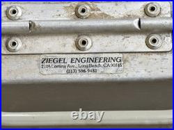 Vintage Ziegel Engineering Aluminum Travel Case Foam Lined Interior, Lock & Key