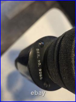 Vintage deluxe 2 gun storage with2 gun stand case including sportscope 9x50 spot s