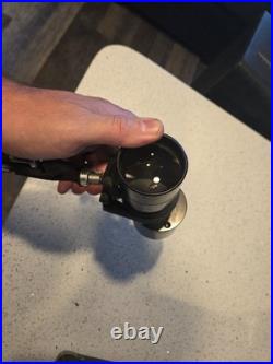 Vintage deluxe 2 gun storage with2 gun stand case including sportscope 9x50 spot s