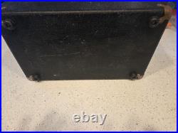 Vintage deluxe 2 gun storage with2 gun stand case including sportscope 9x50 spot s