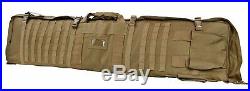 Vism Shooting Mat Rifle Case Combo 48 Hunting Tactical Shooting Range Bag TAN