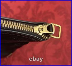 Vtg Factory Original Browning BDA 380 Black Leather Pouch Pistol Case Red Int