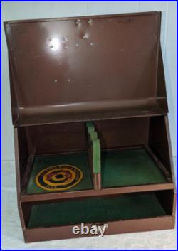 Vtg Metal Pistol Revolver & Ammunition Security Case Gun Safe w Patches No Key Vtg Metal Pistol Revolver & Ammunition Security Case Gun Safe w Patches No Key