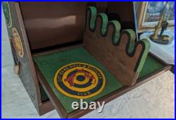 Vtg Metal Pistol Revolver & Ammunition Security Case Gun Safe w Patches No Key Vtg Metal Pistol Revolver & Ammunition Security Case Gun Safe w Patches No Key