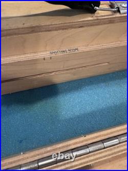 Vtg Pflumm Custom Wood Range Master Handled Pistol Carry All Case Box Storage BH