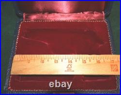WALTHER PP Factory Blue Leatherette with Red Velvet Lining Presentation Case