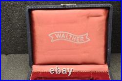 Walther Factory Original Blue Presentation Case for PP 1960's