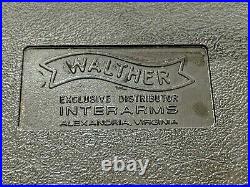 Walther Factory PPK / PPKS Black Plastic Box (4643)