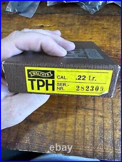 Walther Factory TPH Cardboard Box / Case, 22LR With Factory Manual. (#5)