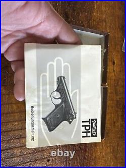 Walther Factory TPH Cardboard Box / Case, 22LR With Factory Manual. (#5)