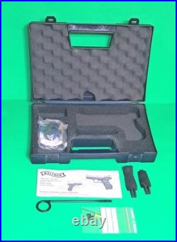 Walther P99 Factory Case with Manual, Grips, Lock, Cleaning Rod and Accessories