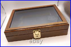 Walther PPK 75th Anniversary Wood Display Case Mint with key not returnable