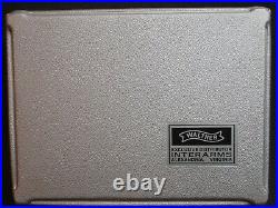 Walther PPK/s Factory Original Silver Pistol EMPTY Case Box with Manual