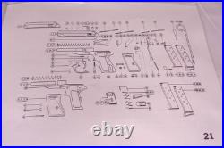 Walther PP, PPK, PPK/S Hard Shell Case and Instruction & Safety Manual Vintage