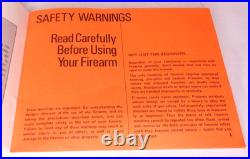 Walther PP, PPK, PPK/S Hard Shell Case and Instruction & Safety Manual Vintage
