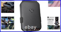 Waterproof Biometric Travel Case Rugged Handgun Lock Box in Titanium Gray Waterproof Biometric Travel Case Rugged Handgun Lock Box in Titanium Gray