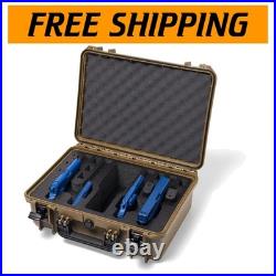 Waterproof & Dustproof Pistol Case for 4 Firearms Lightweight & Durable Design Waterproof & Dustproof Pistol Case for 4 Firearms Lightweight & Durable Design