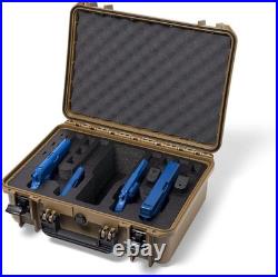 Waterproof & Dustproof Pistol Case for 4 Firearms Lightweight & Durable Design Waterproof & Dustproof Pistol Case for 4 Firearms Lightweight & Durable Design