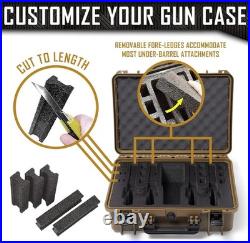 Waterproof & Dustproof Pistol Case for 4 Firearms Lightweight & Durable Design Waterproof & Dustproof Pistol Case for 4 Firearms Lightweight & Durable Design