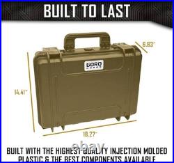 Waterproof & Dustproof Pistol Case for 4 Firearms Lightweight & Durable Design Waterproof & Dustproof Pistol Case for 4 Firearms Lightweight & Durable Design