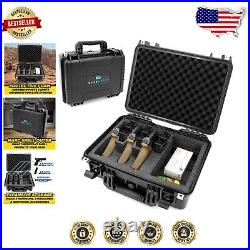 Waterproof Gun Case for 3 Handguns & 9 Magazines Heavy-Duty Protection 16 Waterproof Gun Case for 3 Handguns & 9 Magazines Heavy-Duty Protection 16
